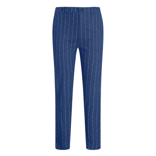 Blue Pinstripe Business casual Leggings