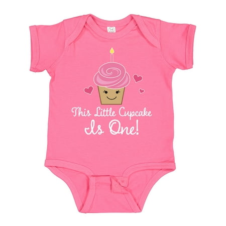 

Inktastic 1st Birthday Cupcake Girls Cute Gift Baby Girl Bodysuit