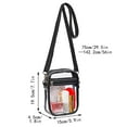 Clear Crossbody Purse Bag Clear Bag Stadium Approved Inner Pocket For