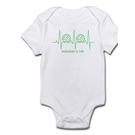 

CafePress - Volleyball Is Life Infant Bodysuit - Baby Light Bodysuit