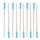 thumbnail image 1 of Cateissary Recambio de bolígrafo de 10 piezas, ligero, de secado rápido, a prueba de fugas, reemplazo de papelería, cabezales flexibles, mano Suministros de escritura y corrección Azul, 1 of 6