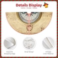thumbnail image 3 of Xecao Magnetic Old Compass On World Map Pattern Christmas Tree Skirt Holiday Part Decorations for Christmas Tree, Farmhouse Christmas Decor Xmas Holiday Home Party Decorations-48", 3 of 6