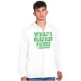thumbnail image 3 of Worlds Greatest Farter I Mean Father Men's Big & Tall Graphic Zip Up Hoodie Brisco Brands 4X, 3 of 5