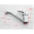 thumbnail image 3 of Shisuyan Kitchen Bath Mixer Tap Copper Metal Coating Surface 1Set 9.06In, 3 of 7