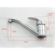 thumbnail image 3 of EeaseMX Grifo mezclador de agua para cocina, baño, lavabo, fregadero, caño rociador con 2 tubos de alambre, 3 of 7