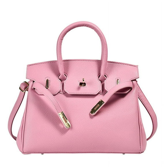 PU Leather Shoulder Bag,Women's Leather Handbags Shoulder Handbags Crossbody Bags -pink