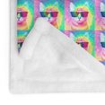 thumbnail image 5 of Pastel Tie-Dye Cat Throw Blanket, 5 of 5