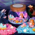 thumbnail image 1 of Terrario Craft Kit Nicella Mermaid con luz nocturna LED para niñas de 5 a 12 años, 1 of 7