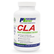 Performance Inspired Nutrition High Potency 1000 mg CLA Softgels - Used For Weight Loss & Fat Loss - Retain Lean Muscle Mass - Stimulant Free - Non-Artificial - BIG 120 Count