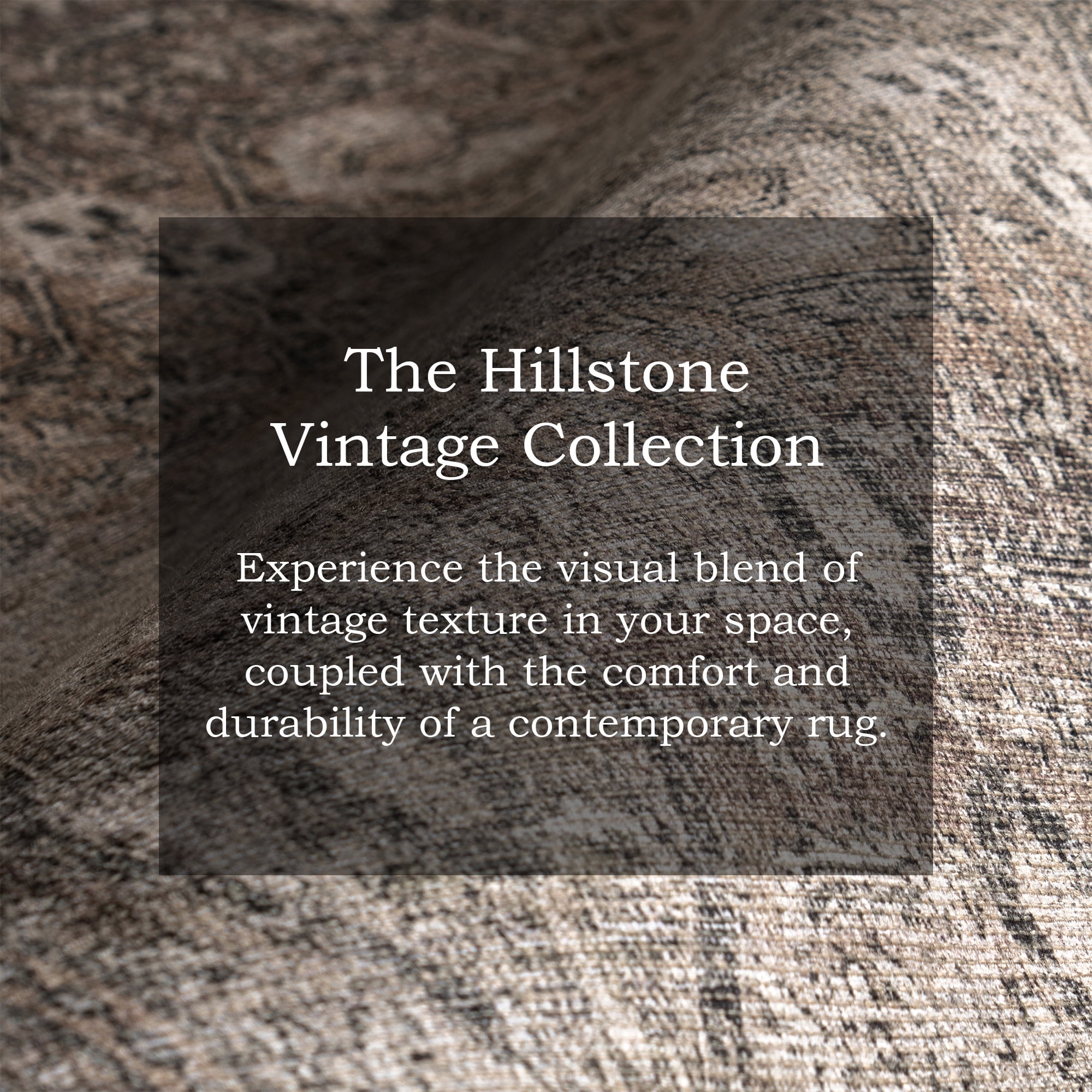 Nuloom Hillstone Collection Traditional Vintage Medallion Area Rug, 5' x 8', Aether Brown