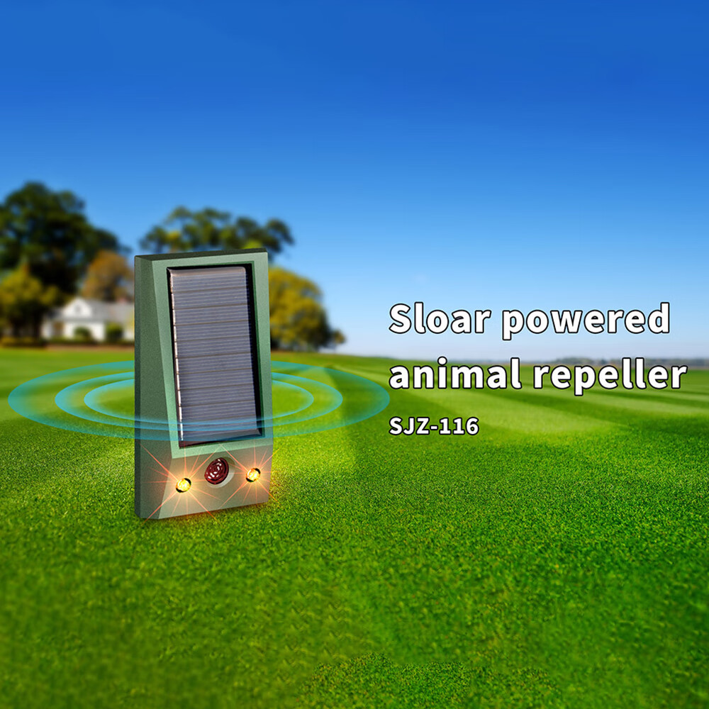 Mouind Ultrasonic Cat Repeller Outdoor Solar Outdoor Animal Repeller Waterproof Animal