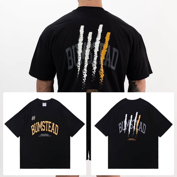 Nueva camiseta de gimnasio para Fitness, camisetas holgadas de algodón de gran tamaño para hombres, camisetas deportivas de culturismo de manga corta, camisetas de entrenamiento de verano para correr