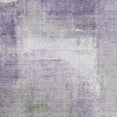 thumbnail image 3 of HomeRoots 665288 8 x 10 ft. Purple, Ivory & Green Abstract Transitional Washable Machine Made Rectangle Area Rug with UV Protection, 3 of 9