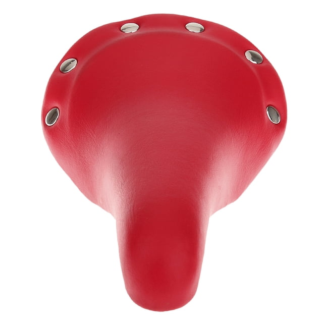 1x Asiento Remachado Almohadil de Sillín Ciclismo Bici Bicicleta Fija Engranaje Color Rojo Sunnimix Fixie bicicleta de carretera bicicleta asiento de una silla