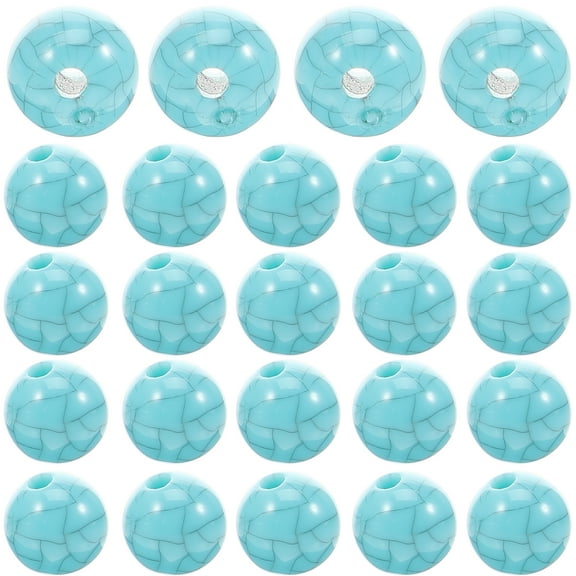MLINS  100 Pcs Clay Beads Bracelet Making Kit Blue Turquoise