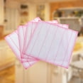 thumbnail image 5 of CATIEBYE 5Pcs Pink Dish Towel Absorbent Kitchen Cloth with Strong Scouring Power, 5 of 5