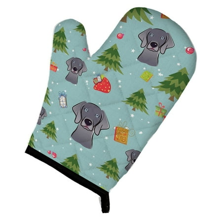 

Carolines Treasures BB5020OVMT Christmas Weimaraner Oven Mitt Large multicolor