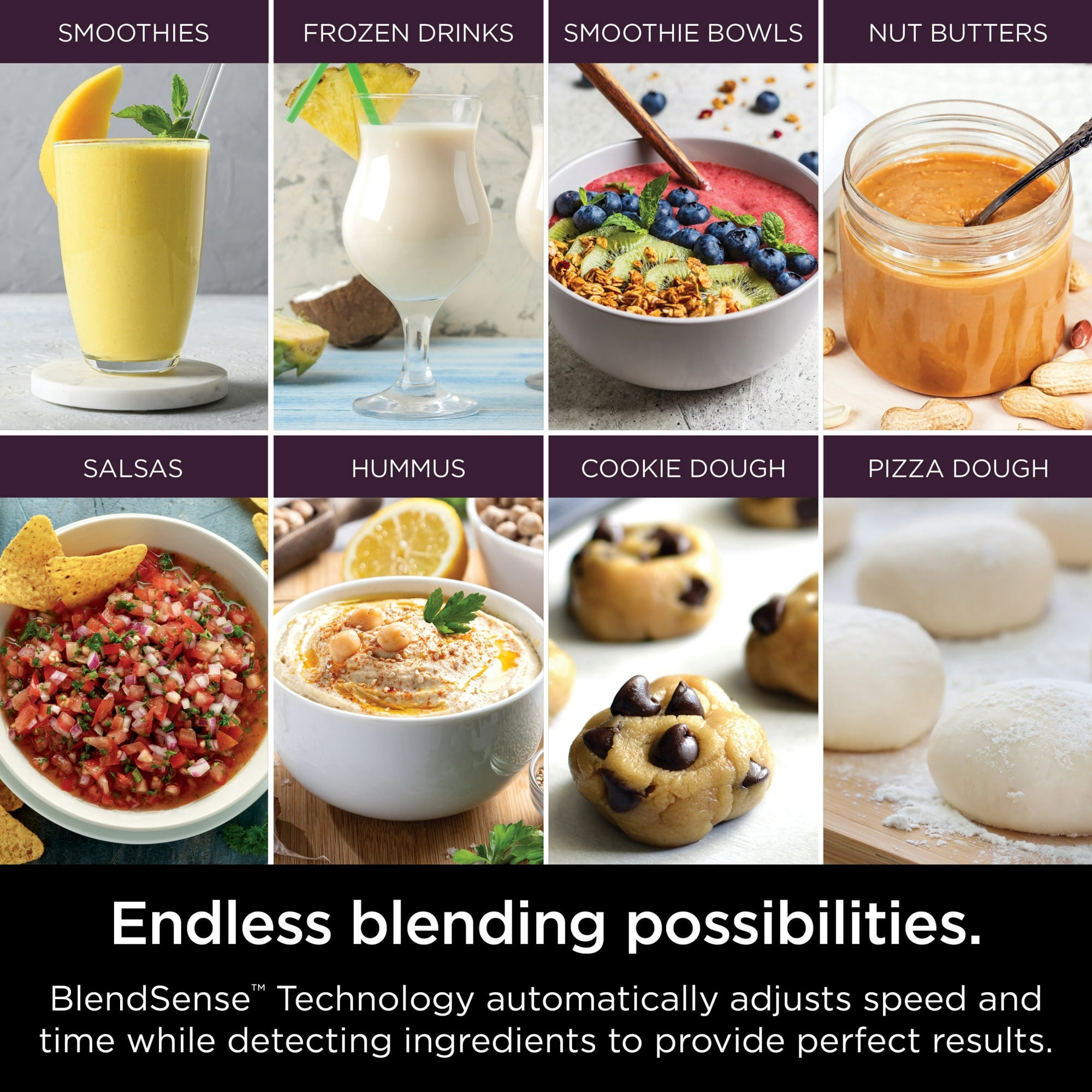 Restored Ninja R-TB400 Detect Kitchen System 72-Oz Blender, 3 Speeds, Blend, Crush, Chop, Smoothies, BlendSense Technology, Silver (Refurbished)