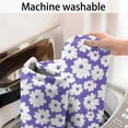 thumbnail image 5 of Purple Daisy Flower Pattern Bathroom Rugs Mat,Non Slip Microfiber Bathroom Rug,Rubber Backing,Soft Bathroom Mats for Bathroom Floor,Tub and Shower,17x27in(43x68cm), 5 of 5