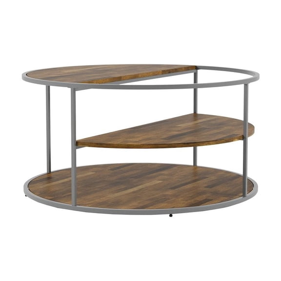 Furniture of America Marquesa Contemporary Wood Round Coffee Table