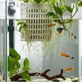 thumbnail image 6 of CPHD7 Fish Tank Planter Basket, Hydroponic Growing Container with Suction Cup Clamp Bracket, Aquarium Decor Plant Holder for Live Pothos and Driftwood, 6 of 9