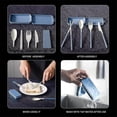 thumbnail image 5 of Foldable Reusable Cutlery Set Travel Camp Cutlery Easy Clean, 5 of 5