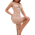 thumbnail image 4 of INSPIRE CHIC Women's Butt Lifter Thigh Slimmers Shaperwear Tummy Control No Trace Bust Back Support Bodysuit XS Light Pink, 4 of 5