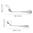 thumbnail image 3 of Miangastore 1 Ensemble de Fourchette Courbée et Cuillères Inclinées pour Patients Âgés, 3 of 9