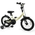 thumbnail image 1 of Costway 16 Inch Kids Bike with Training Wheels Dual Brakes Adjustable Seat Handlebar Height, 1 of 10