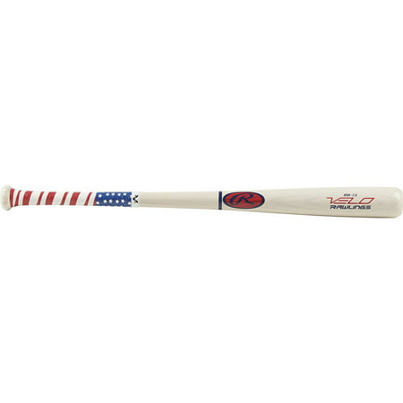 Rawlings Velo Youth Ash Wood Baseball Bat, 27 inch length