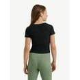 thumbnail image 2 of Justice Girls Seamed Tee, Sizes XS - XLP, 2 of 7