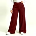 thumbnail image 4 of Wide Leg Yoga Pants for Women Plus Size Elastic Waist Casual Lounge Trousers Fashion Sport Pants, 4 of 6