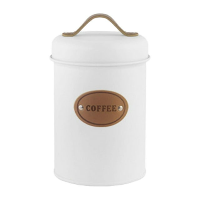 Recipiente para café mayimx Tarro para especias Metal Almacenamiento de granos de café con tapa hermética