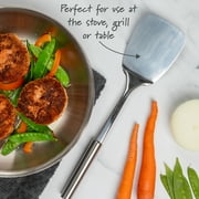Prep Solutions Durable Stainless Steel Cooking Spatula