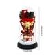 thumbnail image 3 of Ramo de flores con jabón Everlasting Rose Domo de cristal - Luces LED, exposición decorativa lista para regalos, sin mantenimiento, colores variados, 8,5x4,3 pulgadas, acento duradero para el hogar, 3 of 6