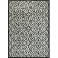 thumbnail image 2 of JONATHAN Y SANTA MONICA 4 x 6 Area Rug, Madrid Vintage Filigree Textured Weave - Light Gray/Black, SMB107E-4, 2 of 9