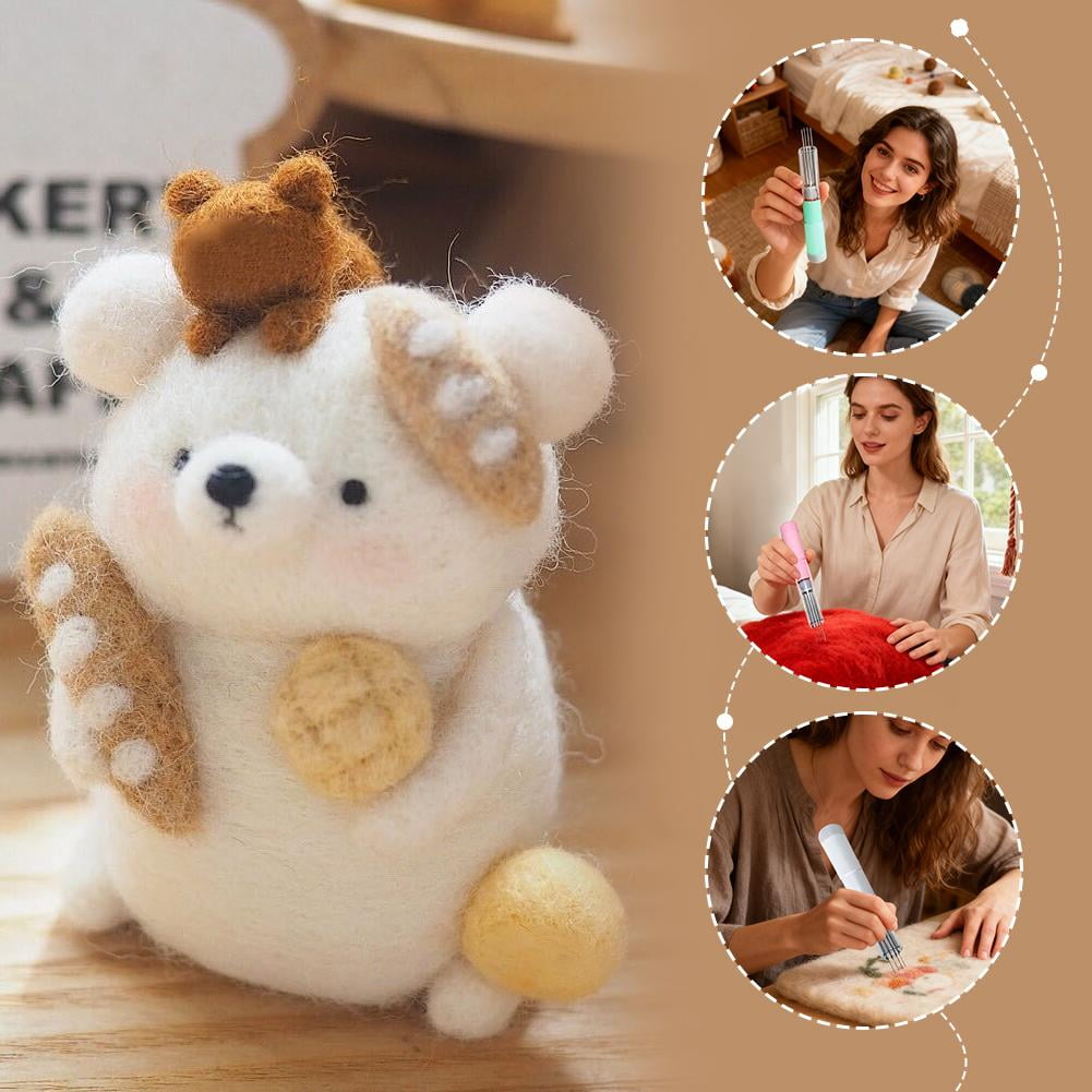Electric Needle Felting Machine Wool Felting Tool, Speed Adjustable Tool-