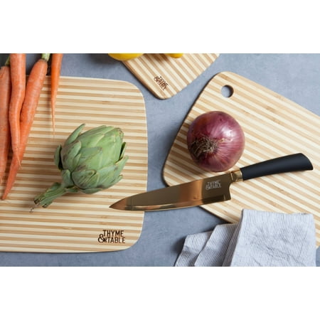 - Thyme & Table Striped Bamboo Cutting Board Set, 3 Piece