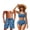 Blue Leaf, variant on Matching Couple Swimsuits Triangle Bikini for Women Full Coverage Mens Bathing Suit Quick Dry Swim Trunks with Pockets Couples Bathing Suits Matching Woman M