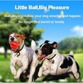 thumbnail image 2 of Dog Toy Ball, Non-Toxic Bite Resistant Dog Toy Ball - Red, 2 of 5