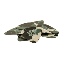 Ernie Ball Thin Camouflage Picks, Bag of 12, P09221