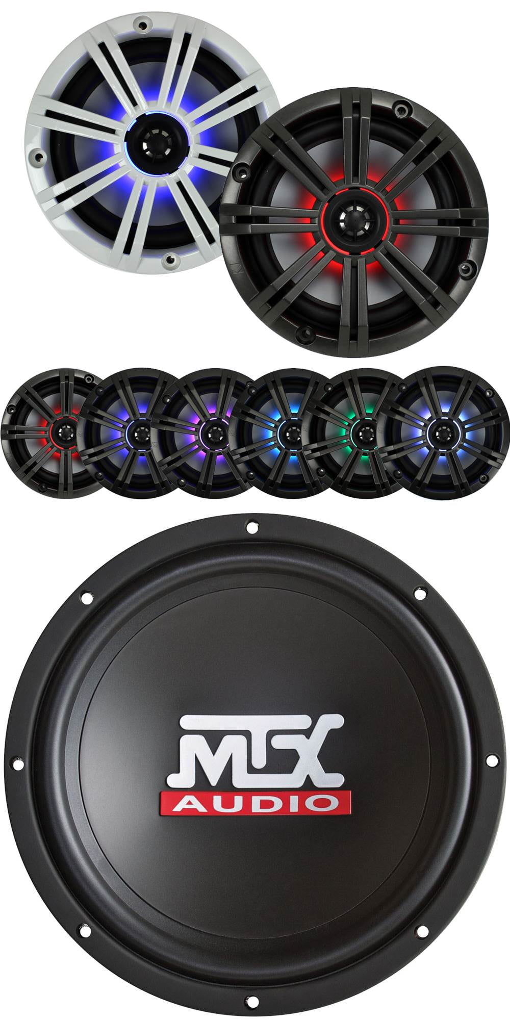 Kicker KM84LCW Speaker, 150 W RMS, 300 W PMPO, 2way