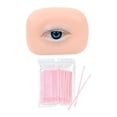 thumbnail image 4 of Yinanstore Silicone Fake Eye Model Soft Makeup for Beauticians Makeup Training Starters Left, 4 of 8