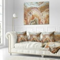 thumbnail image 2 of Designart Strips and Ovals on Agate - Abstract Throw Pillow - 18x18, 2 of 4