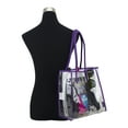 thumbnail image 4 of Eastsport Clear All-Purpose Security Tote, Purple, 4 of 7