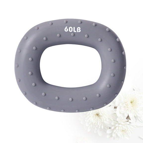 HINTRMENT 1Pack Ring Design Hand Grip Squeeze Ring for Forearms Strengthening and Grip Training 3.1x2.6x0.7in