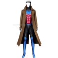 thumbnail image 3 of Disfraz de cosplay de Gambit, Anime X Dizfraz 97, mono largo cortavientos, abrigo, sombrero, conjuntos completos, ropa de carnaval de Halloween, disfraz, 3 of 4