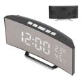 thumbnail image 1 of Reloj De Alarma Digital Grande, 3 Niveles De Brillo Moderno Reloj De Pantalla LED Con Repetición, Pantalla De Humedad De Temperatura, Batería USB Para Dormitorios, 1 of 7