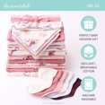 thumbnail image 2 of The Peanutshell Layette Gift Set for Baby Girls, Safari Rainbow, 23 Essential Pieces, 3-6 Months, Pink, 2 of 7