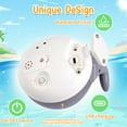 thumbnail image 6 of Rirool Rechargeable Whale Bath Toy - Light Up & Spray Baby Bath Toys for 6-18 Months, Toddler Bathtub Pool Fun, Gift for Boys Girls (Blue), 6 of 7